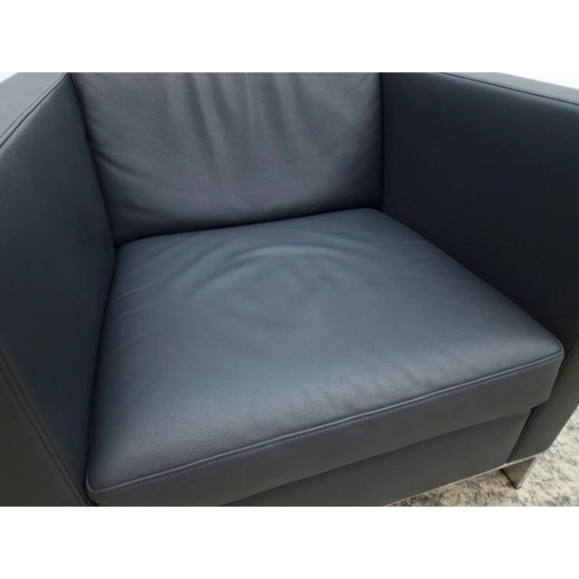 500 Leather Chair in Gray by Norman Foster for Walter Knoll For Sale - Image 9 of 13