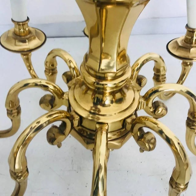 8-Light Chandelier from Lampart, 1970s For Sale - Image 6 of 13