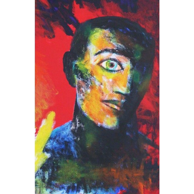 The cave, 2012 acrylic on canvas (signed on reverse) 135 h × 89.5 w cm black frame the artwork ''the cave'' was part of...