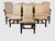 This handsome set of eight dining chairs by Henkel Harris combines traditional Chippendale-inspired craftsmanship with the...