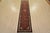 Tribal Hamedan Runner 2’4” X 9’7” Red Wool Vintage Tribal Hand-Knotted Rug For Sale - Image 3 of 13