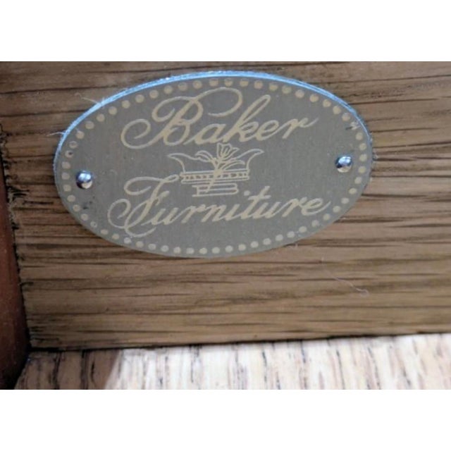 Baker Furniture, Mahogany Drop Leaf Pembroke Accent Table. Great Detail and Design with a Banded Edge Inlay on Table Top,...