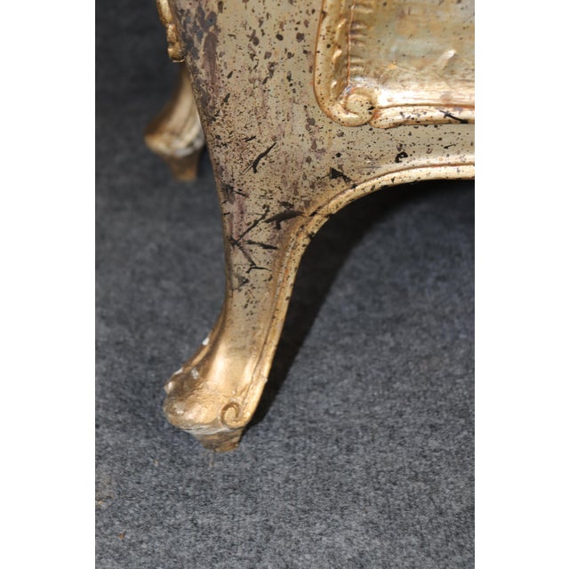 This is a gorgeous antique silver leaf with patina and aged color, and has wire mesh doors and comes apart into two...