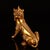 Metal Gilt Bronze Chinese Mythical Beast Statue (Pixiu/Diting) - 5.1" Tall For Sale - Image 7 of 10