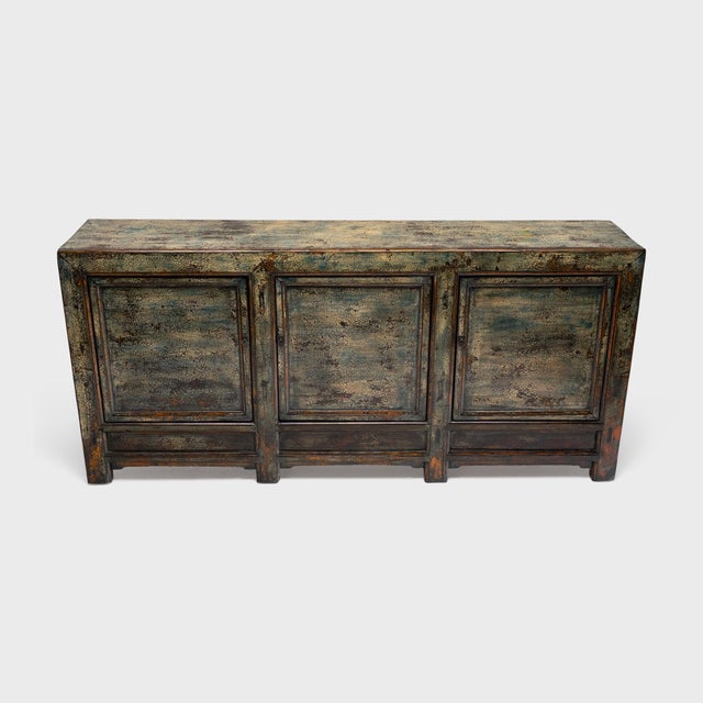 Early 20th Century Chinese Summer Sky Lacquered Coffer, C. 1920 For Sale - Image 5 of 8