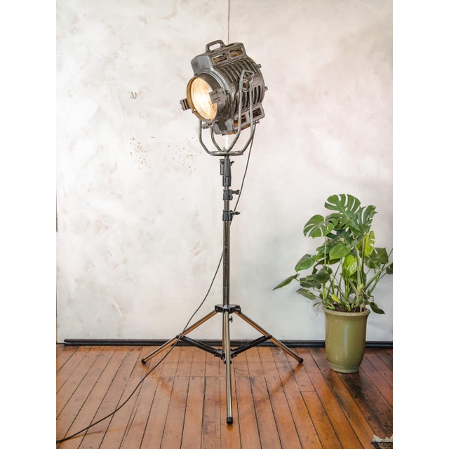 Fresnel Film Spotlight on Rolling Tripod, Munich, 1950s For Sale - Image 17 of 17
