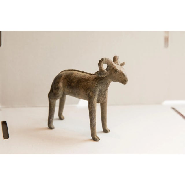 Old New House Vintage African Ram Sculpture For Sale - Image 4 of 8
