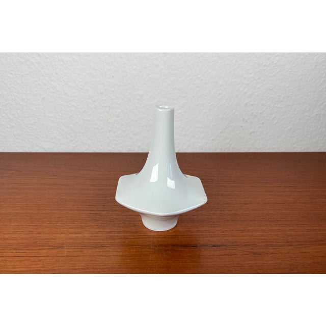 Vintage German Ceramic Vase from Fürstenberg, 1970s For Sale - Image 6 of 13