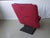 Red Set of Reclining Chair and Ottoman by Vittorio Introini for Saporiti Italia, 1970s For Sale - Image 8 of 18