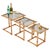 Nesting Tables in Bamboo and Brass, Italy, 1970s, Set of 3 For Sale - Image 15 of 15