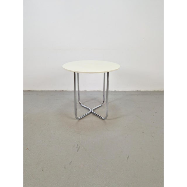 Gispen Bauhaus Tubular Frame Table by W. H. Gispen for Gispen, 1960s For Sale - Image 4 of 8