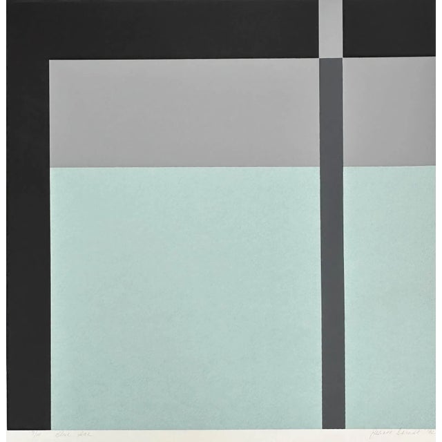 Contemporary 1992 'Blue Ice' Signed Limited Edition Lithograph by Jeanne Garant For Sale - Image 3 of 4