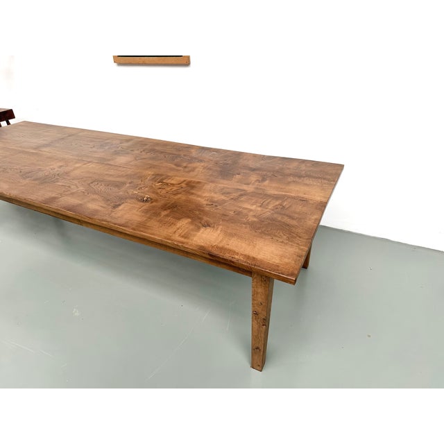 Very Large Oak Farmhouse Table, 1950s For Sale - Image 6 of 18