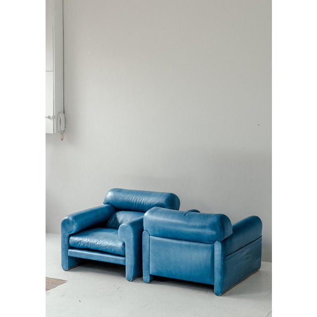 A striking set of vintage easy chairs designed by Giuliana Gramigna and Sergio Mazza for Poltrona Frau, dating from the...