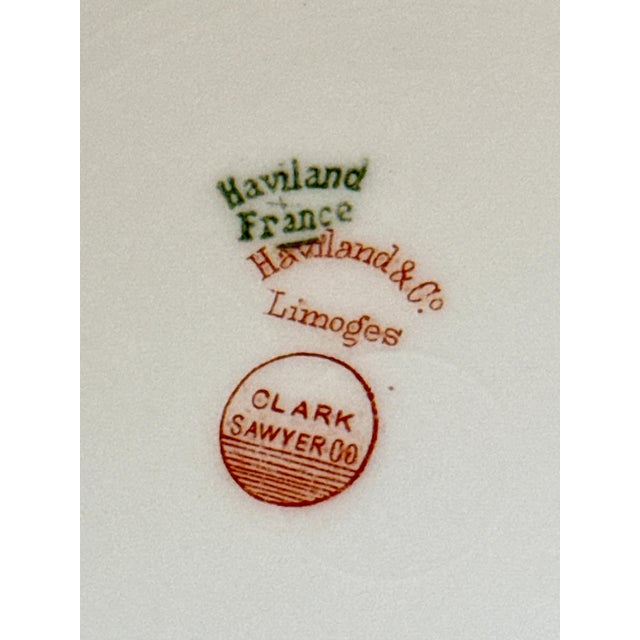 Haviland Limoges 6" Plates, 1900's - Set of 4 For Sale - Image 9 of 11