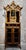 Victorian Glazed Bamboo Display Cabinet, circa 1880 Material: Bamboo, Lacquer, Glass, Mirror Glass, Paper A superb late...