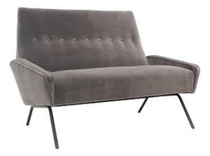2-Seater Velvet Sofa by Felice Rossi, 1950s