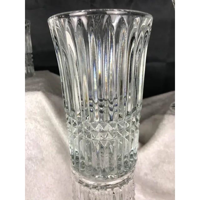 1970s Fostoria Aspen Pattern Crystal Glassware Service for Eight- 28 Pieces For Sale - Image 11 of 11