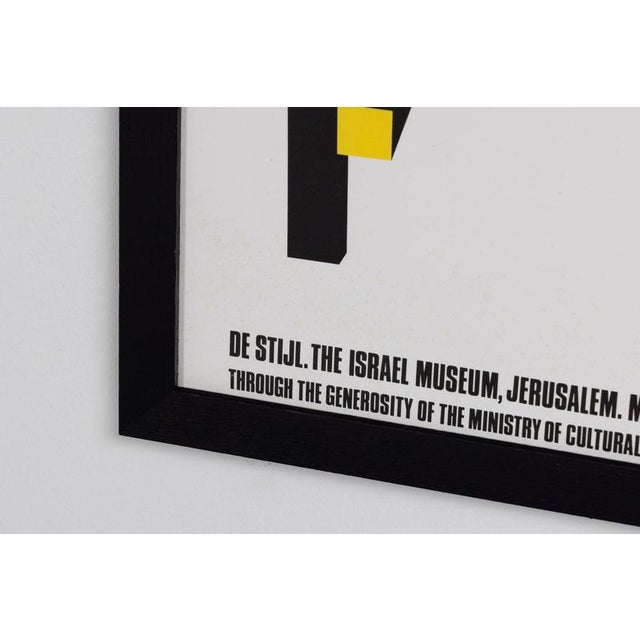 Izika Gaon De Stijl Poster by Gerrit Rietveld, Israel, 1977 For Sale - Image 16 of 18