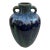 Blue and Green Drip Glaze Pottery Urn Vase/ Vessel For Sale