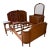 1920s Colonial Revival 5 Piece Vintage Maple Bedroom Set (Full Bed) For Sale