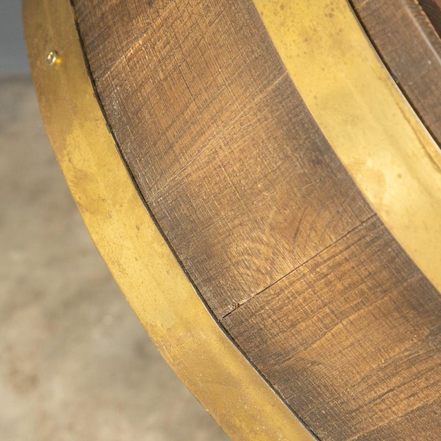 20th Century Barrel Framed Watts Tyrconnell Whisky Advertising Mirror, 1900s For Sale - Image 11 of 16