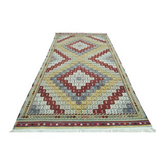 Vintage Sardes Flat Weave Rug For Sale