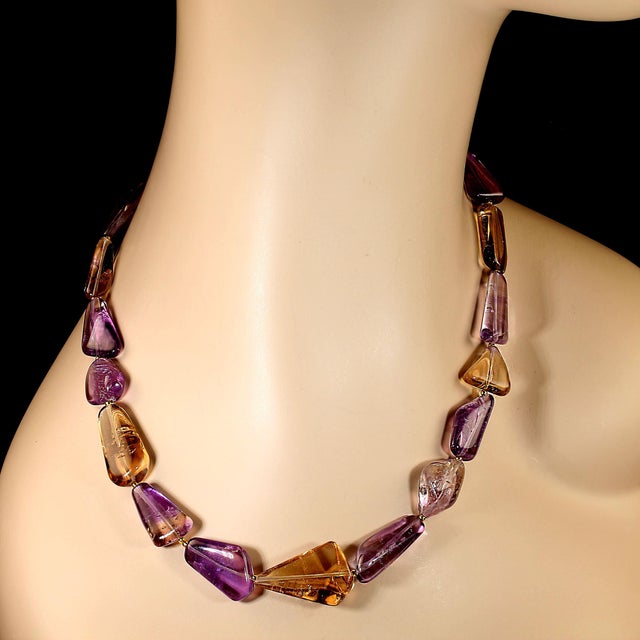 This stunning 18‑inch free‑form Ametrine necklace showcases the natural beauty of one of the world’s most captivating...