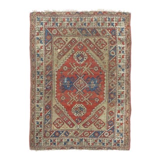 Fine Antique Turkish Konia Rug 3’7" X 5’0" For Sale