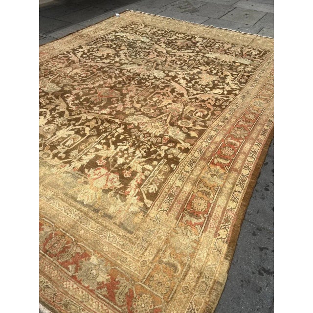 Late 19th Century Persian Antique Sultanabad For Sale - Image 12 of 12