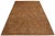 Shabby Chic 1980s Rustic Low Pile Holly Dark Tan/Tan Wool Rug -9'1 X 11'10 For Sale - Image 3 of 7