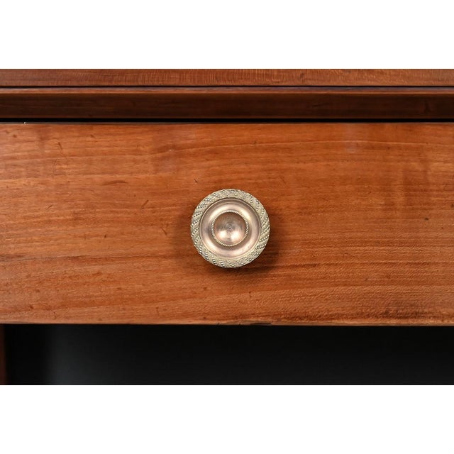 Mid-19th Century Empire Style Cherrywood Console Table For Sale - Image 10 of 18