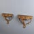 Italian Drop-Shaped Gilded Wood Wall Console Tables, Set of 2 For Sale - Image 12 of 12