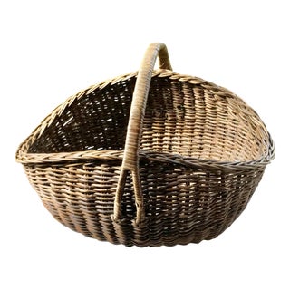 Vintage Harvest Basket For Sale