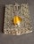 Metal Vintage Israel Sterling Silver 925 Filigree Mezuzah Case Tiger's Eye Stone Judaica For Sale - Image 7 of 18
