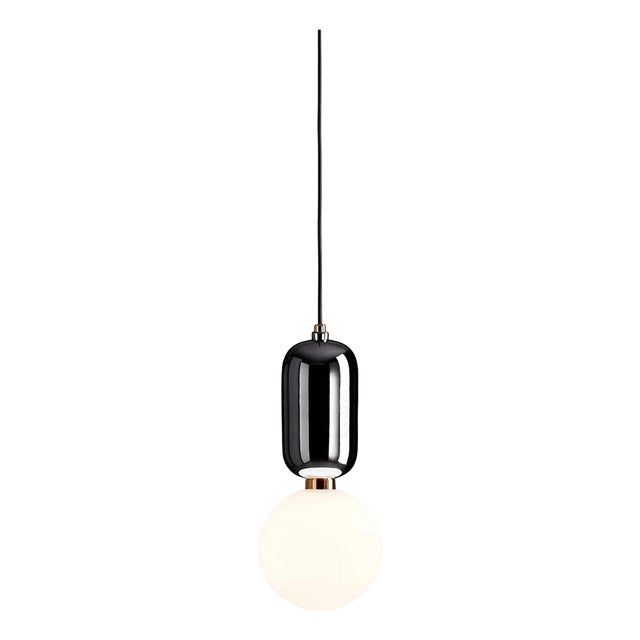 Aballs T Pe Black Suspension Lamp by Jaime Hayon for Parachilna For Sale
