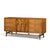 Mid-Century Modern Broyhill Brasilia Mid Century Walnut and Brass 9 Drawer Lowboy Dresser For Sale - Image 3 of 9