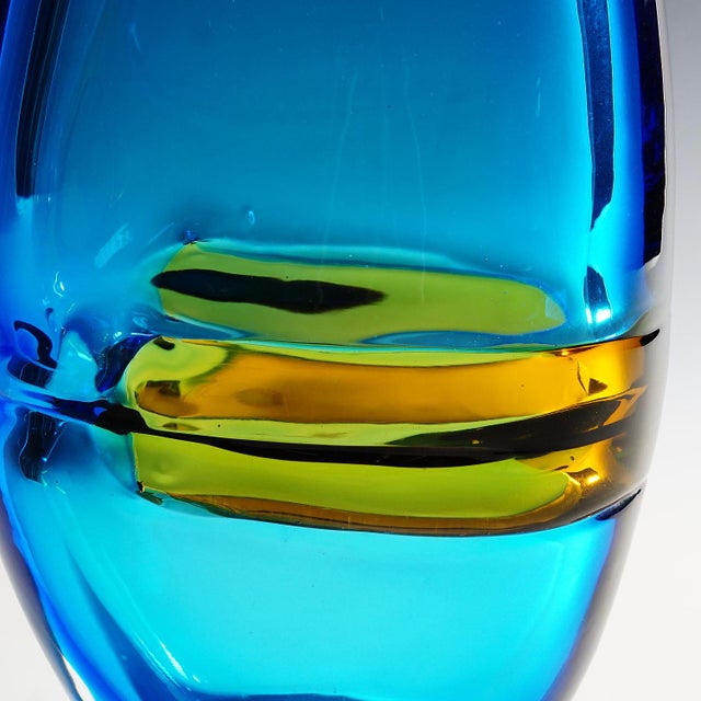 Alfredo Barbini Large Vase 'Doppio Incalmo', Venice Ca. 1965 For Sale - Image 10 of 12