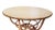 1950s Restored Rattan Round Accent Coffee Table For Sale - Image 4 of 5