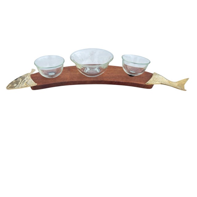 Mid-Century Modern Mid 20th Century Ted Arnold Fish Serving Set- 4 Pieces For Sale - Image 3 of 10