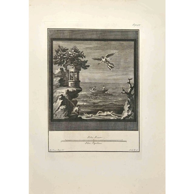 Ancient Roman Scene from the series "Antiquities of Herculaneum", is an etching on paper realized by Niccolò Vanni in the...