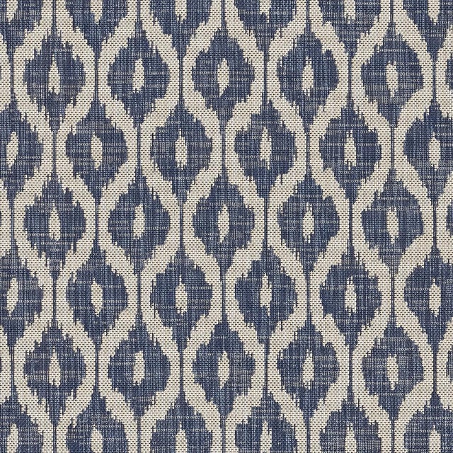 Momeni Contemporary Indoor/Outdoor Riviera Sail Rug in Blue, 9' x 12' For Sale - Image 9 of 10