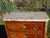 Louis XVI Marquetry Chest of Drawers in Wood with Bronze and Marble For Sale - Image 15 of 18