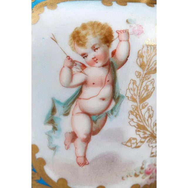 Tea Service Set from Sevres and Château Des Tuileries, Set of 8 For Sale - Image 16 of 18