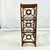 1980s Vintage Hollywood Regency Contemporary Target Design Etagere Display Case, After McGuire For Sale - Image 14 of 16
