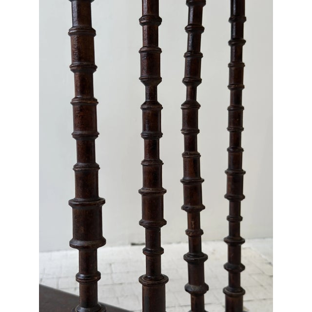 Vintage Two-Tiered Spool Entry Table / Console, Circa 1920s-40s For Sale - Image 11 of 16