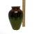 Ceramic Vintage Studio Art Pottery 8” Tall Vase With Brown and Green Drip Crackle Glaze. For Sale - Image 7 of 7