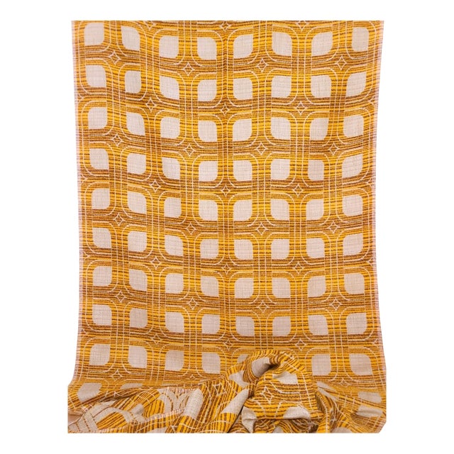 Mid-Century Modern German Fabric Bale for Curtains, 1970s For Sale