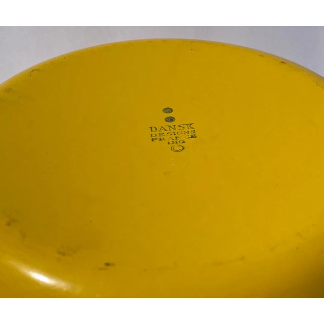 1970s Dansk Enamel Mid Century Modern Planter For Sale - Image 6 of 7
