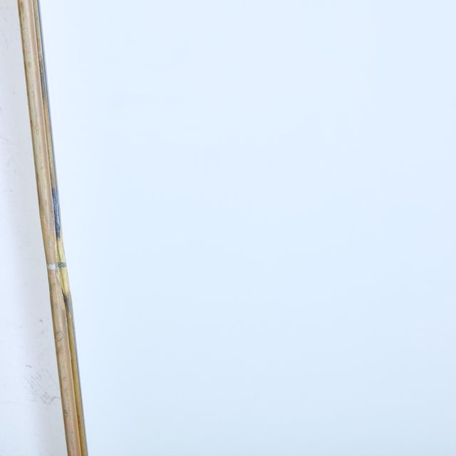 Mid-Century Modern Tall Brass Frame Mirror No. 04, Italy 1970s For Sale - Image 3 of 11
